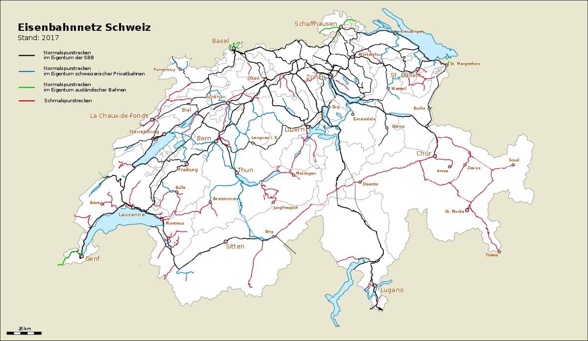 mapi švicarske luke