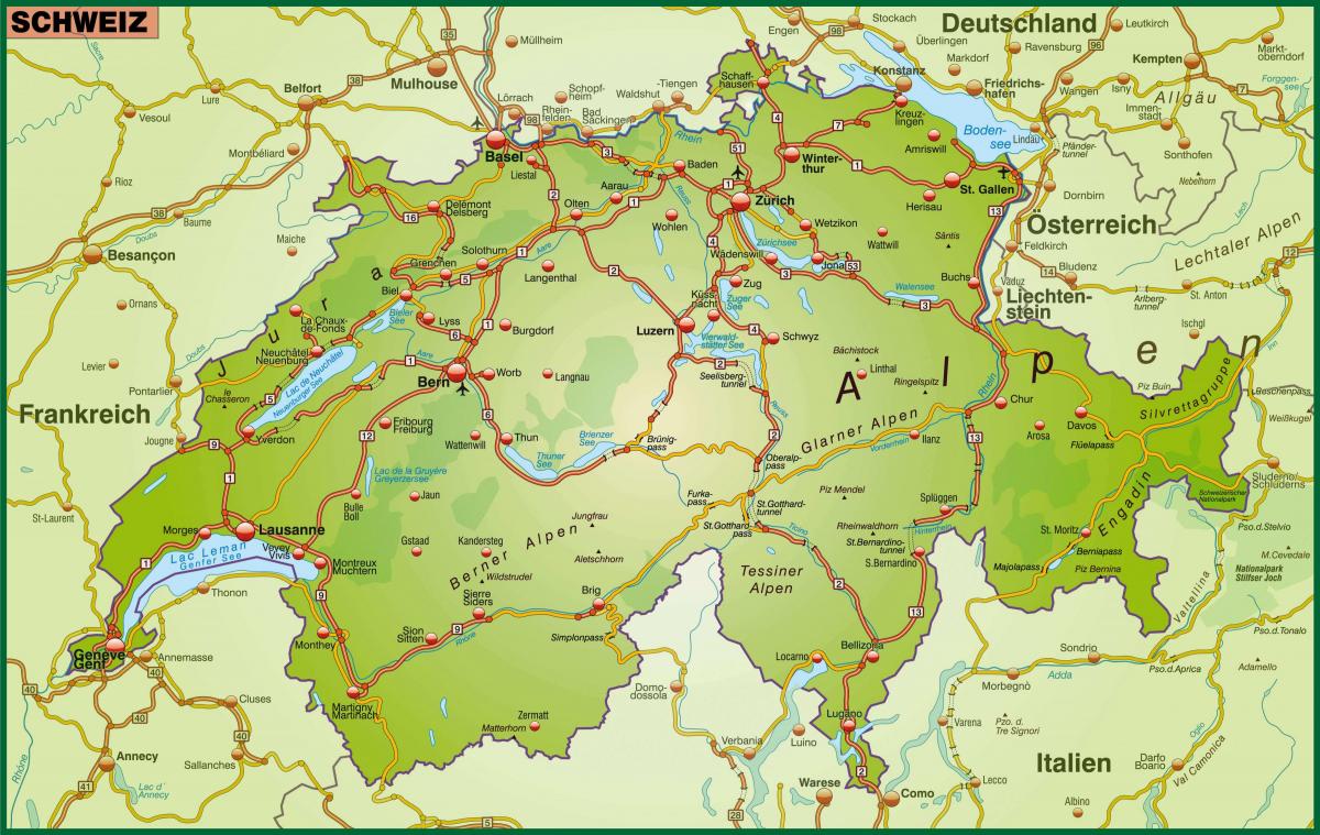 mapa ulice mapu basel u švicarskoj