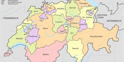 Basel mapu švicarske