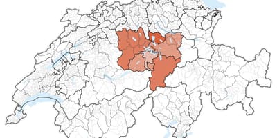 Mapi centralne švicarskoj 