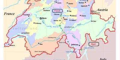 Ulična mapa lucerka u švicarskoj