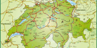 Mapa ulice mapu basel u švicarskoj